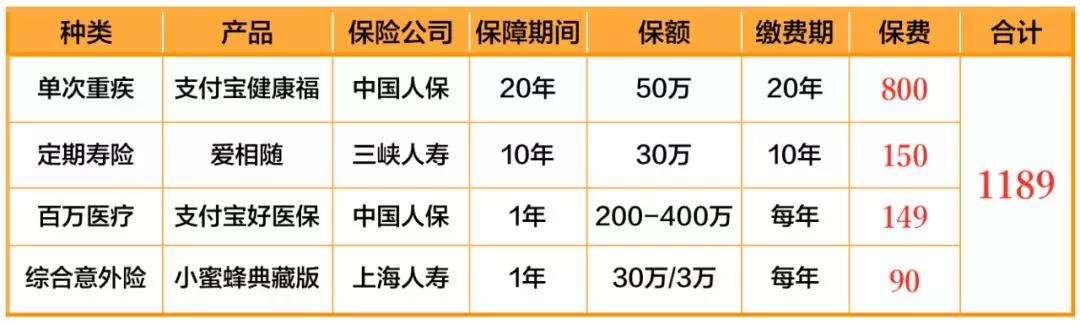 每月100元起 | 未婚青年的 4 套保险方案