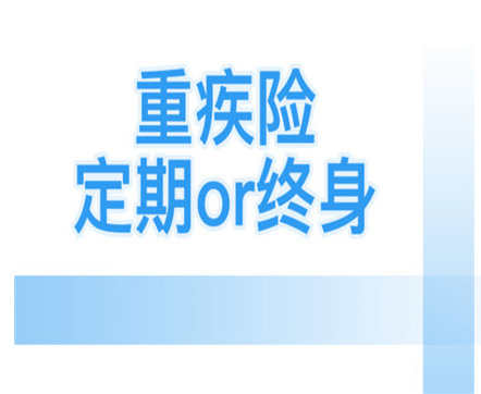 终身重疾病or定期重疾病   你有什么想法