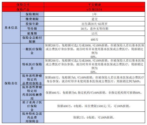 2024年百万医疗险