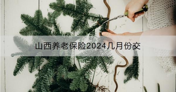 山西养老保险2024几月份交？怎么交？
