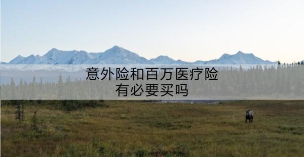 意外险和百万医疗险有必要买吗？可以带病投保吗？