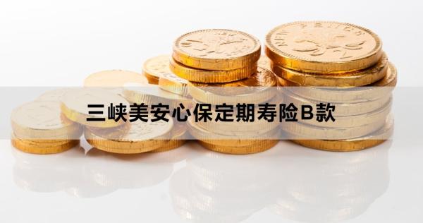 三峡美安心保定期寿险B款品详解，投保规则+产品保障+产品优势