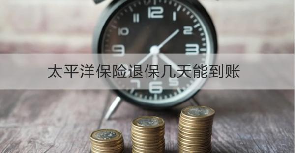 太平洋保险退保几天能到账？迟迟不到账为什么？