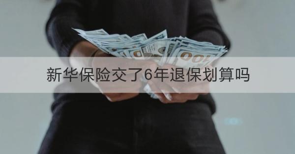 新华保险交了6年退保划算吗