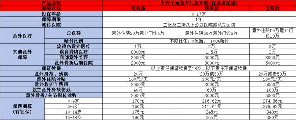 保证续保的意外险有哪些