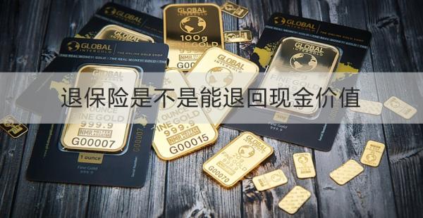 退保险是不是能退回现金价值？怎么退？