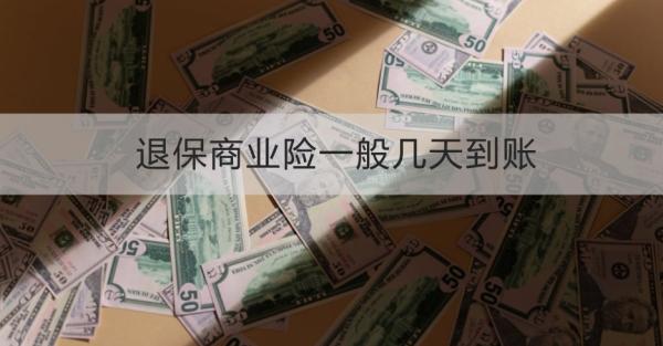 退保商业险一般几天到账？需要注意什么？