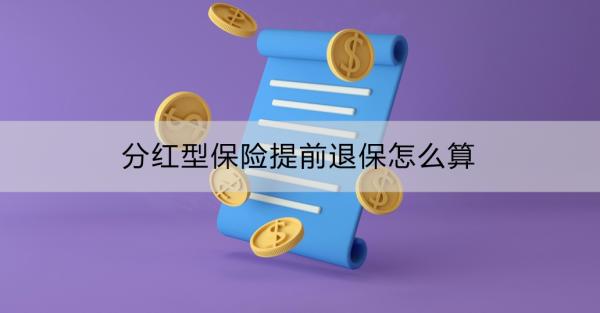 分红型保险提前退保怎么算？退保流程是什么呢？