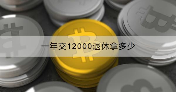 一年交12000退休拿多少？退休可以如何领取？