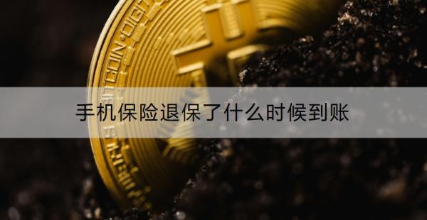 手机保险退保了什么时候到账？退保流程是什么？