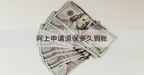 网上申请退保多久到账？退保的流程是什么？
