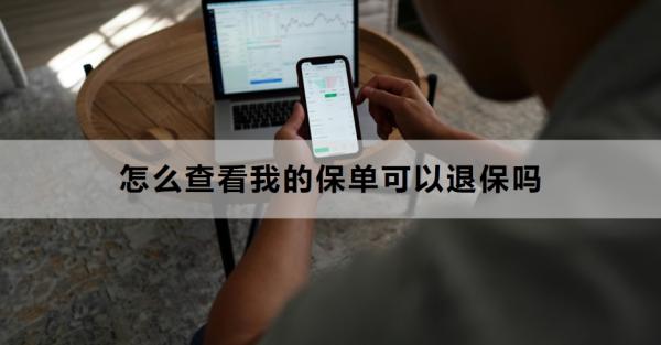 怎么查看我的保单可以退保吗？如何退保？