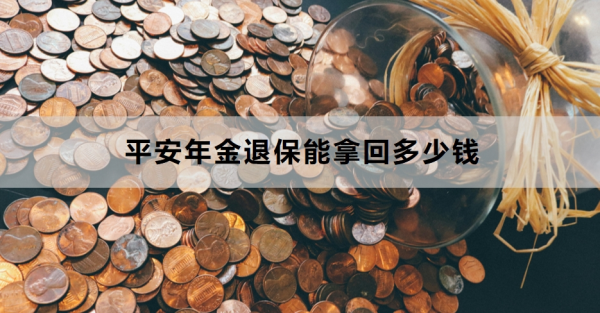 平安年金退保能拿回多少钱？退保的流程是什么？