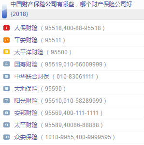 哪家保险公司赔付最好？